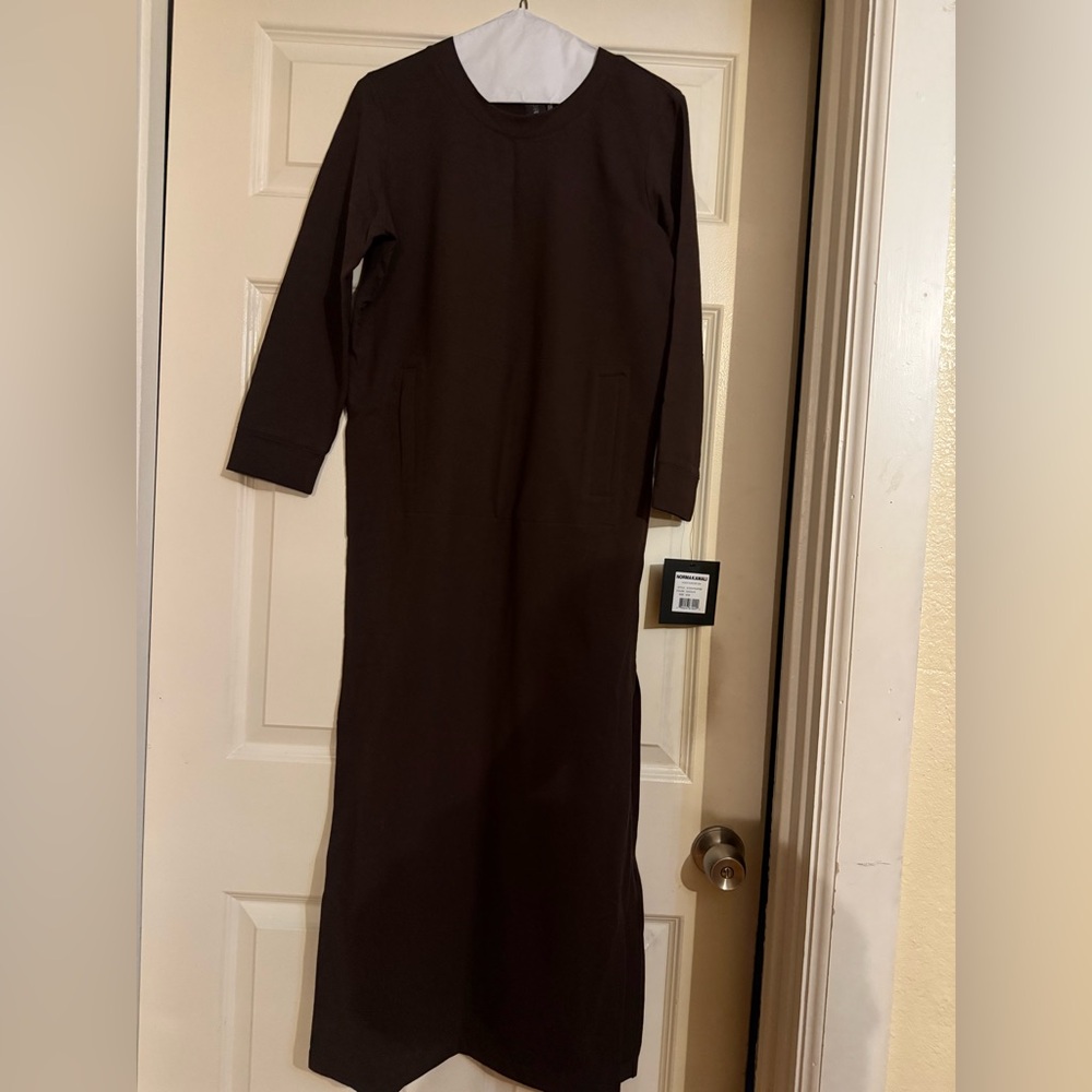 NEW!!! Norma Kamali Chocolate Brown Dress